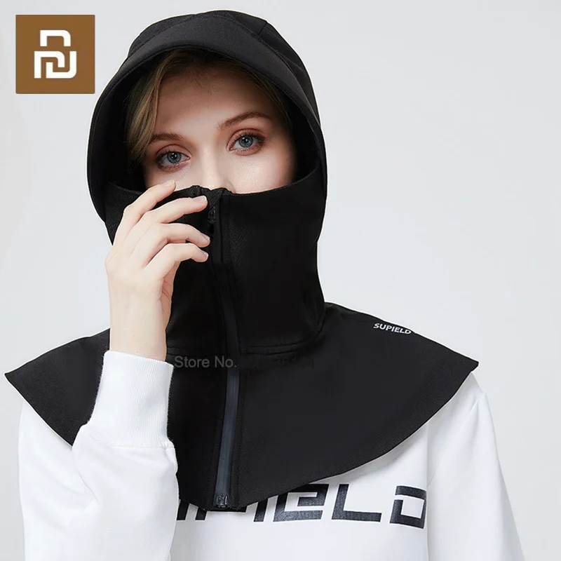 Youpin Sup Aerogel Cold Scarf Mask Warm Face Ear Protection Ciclismo Antivento Mask Neck Bandane Sciarpe Face Mesh Headband
