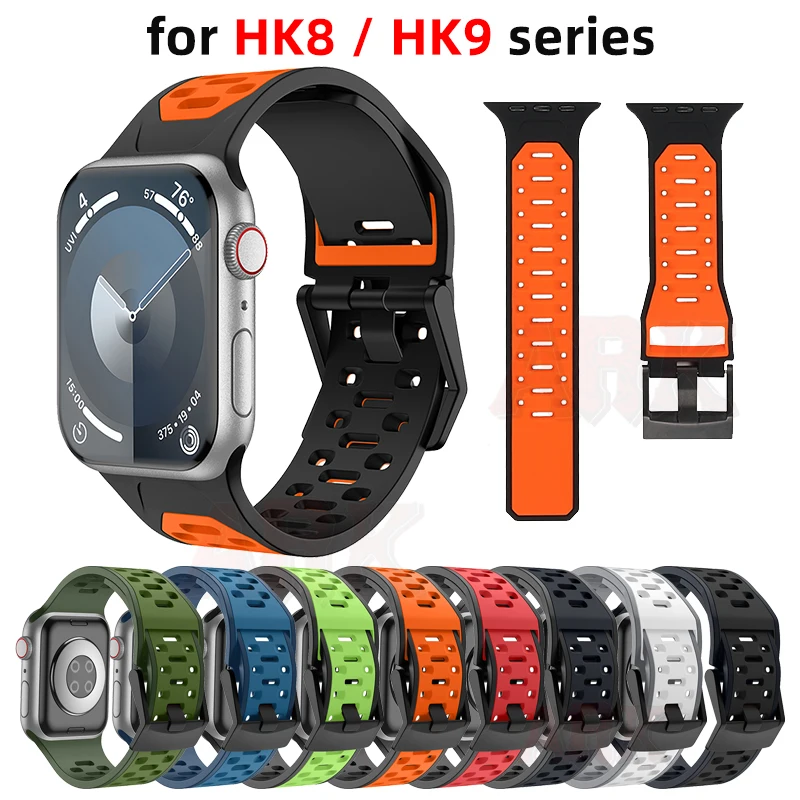 Accessori Per Smart Watch Hk9 Pro Hk9 Ultra Gen 2 Hk8 Pro Max Hk9 Ultra One Cinturino In Silicone Gen 3 Smartwatch Band Skin Friendly