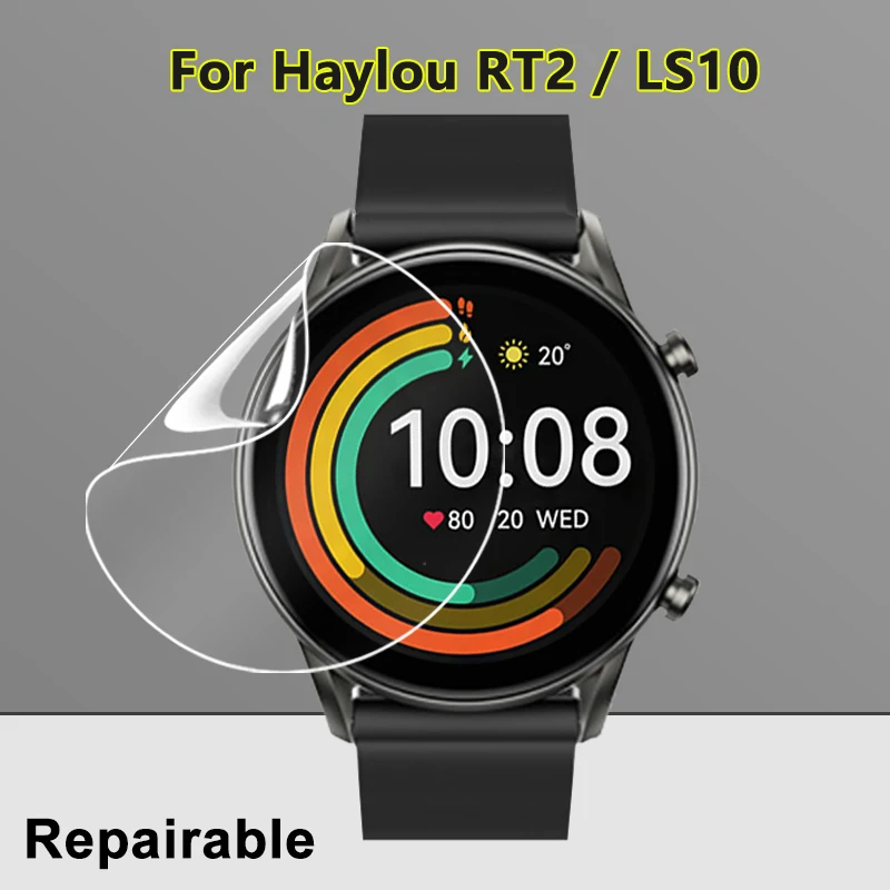 Pellicola Salvaschermo Ultra Trasparente Per Hay485 Rt2 / Ls10 Smart Watch Riparabile Full Cover Soft Tpu Hydrogel Film-Vetro Non Temperato