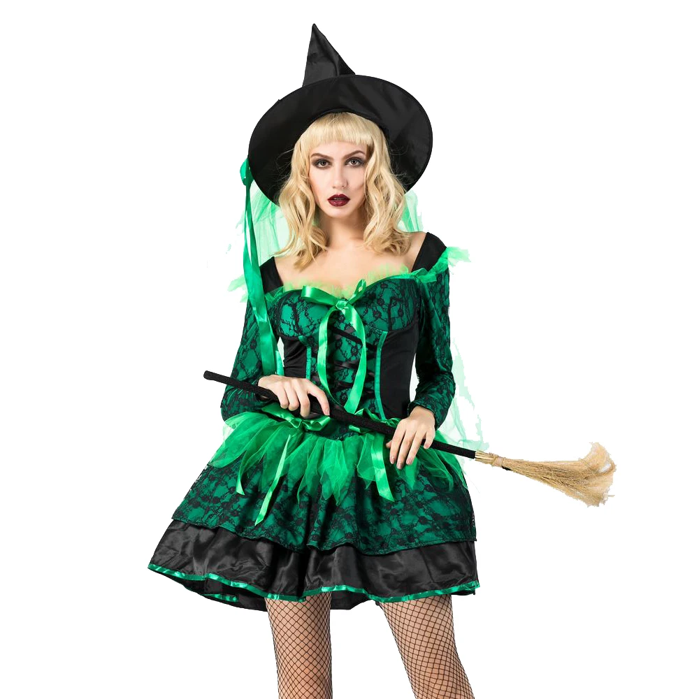 Costume Da Strega Sexy Costume Da Donna Con Momento Magico Costume Da Strega Per Adulti Sexy Costume Da Halloween Con Cappello Costume Cosplay