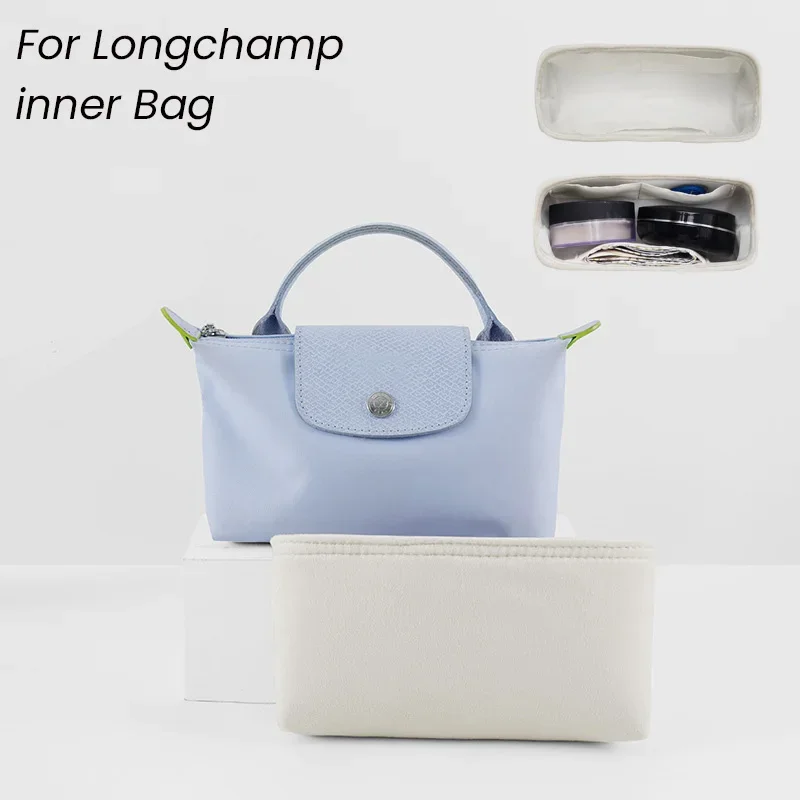 New Bag Organizer Per Longchamp Mini Bag Storage Bag The Liner Bag Feltro Flanella Borsa Inserto Borsa Liner Bag