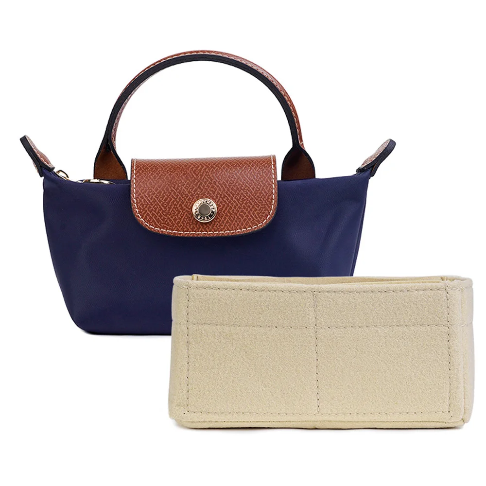 New Bag Organizer Per Longchamp Mini Bag Storage Bag The Liner Bag Borsa In Feltro Inserto Borsa Liner Bag