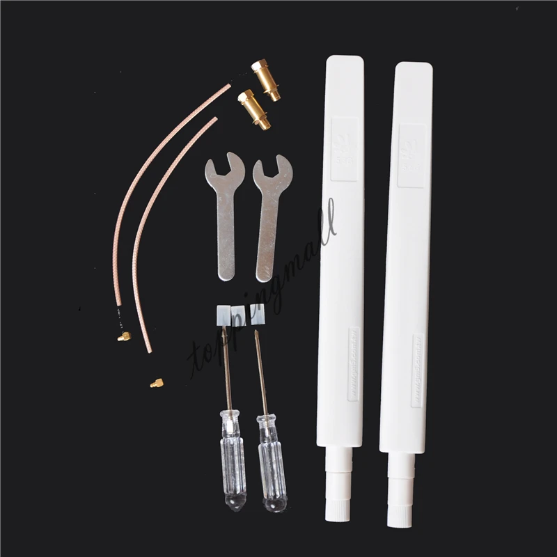 Wifi 5.8G 10Dbi Range Extender Kit Antenna Copertura Completa Bianco Per Dji Phantom 4 Pro / Pro +
