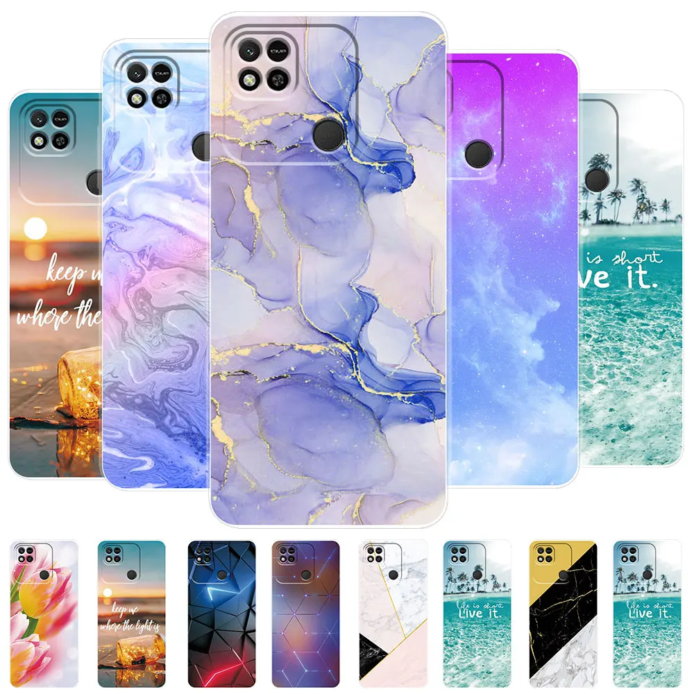 Per Xiaomi Redmi 10A Custodia Redmi10A Custodie In Silicone Morbido Tpu Verniciato Moda Per Xiaomi Redmi 10A Cover Coque Redmi10A