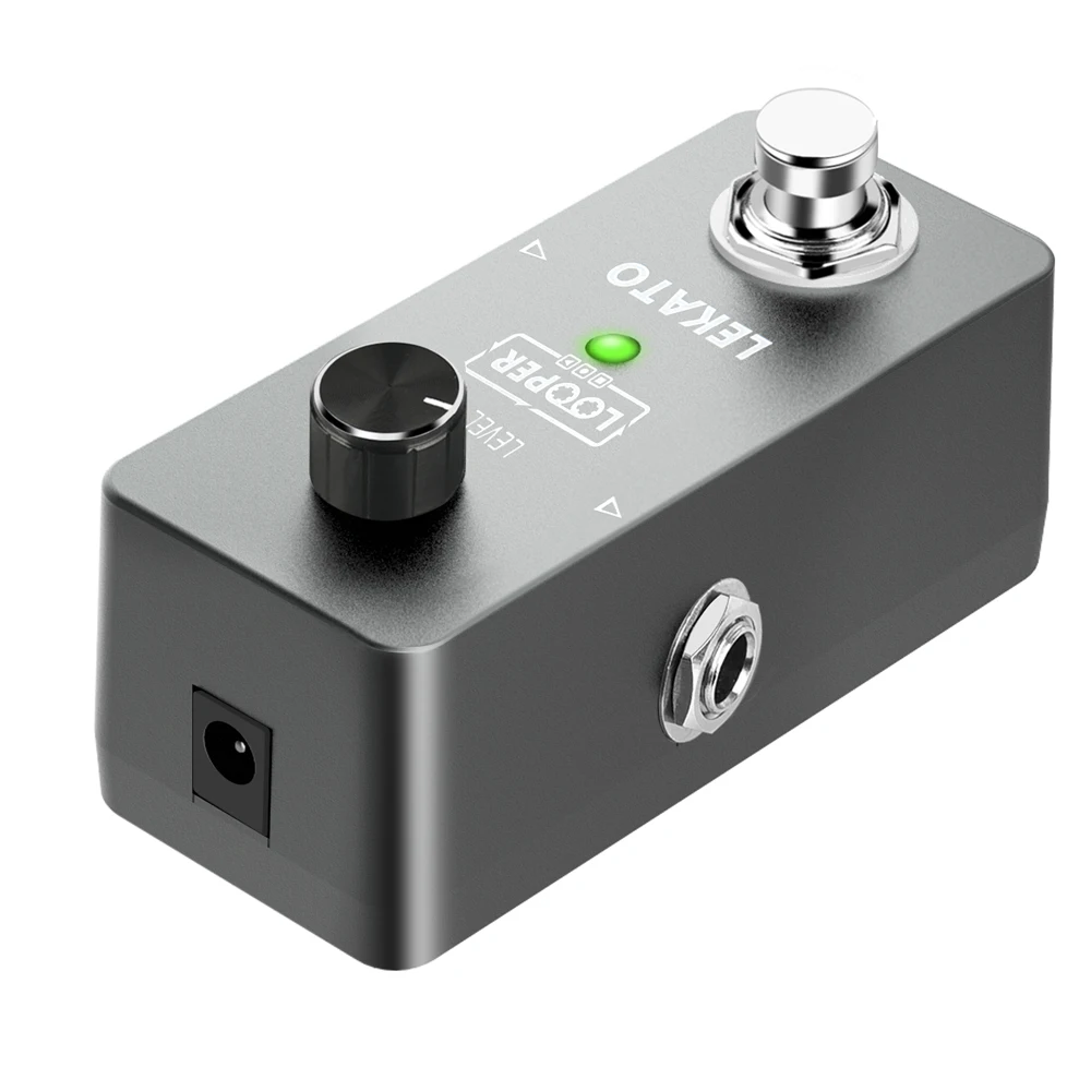 Lekato Electric Guitar Looper Pedal Parts Loop Processor Unlimited Overdub Guitar Pedal 5 Minuti 300S Looping Record Con Sintonizzatore