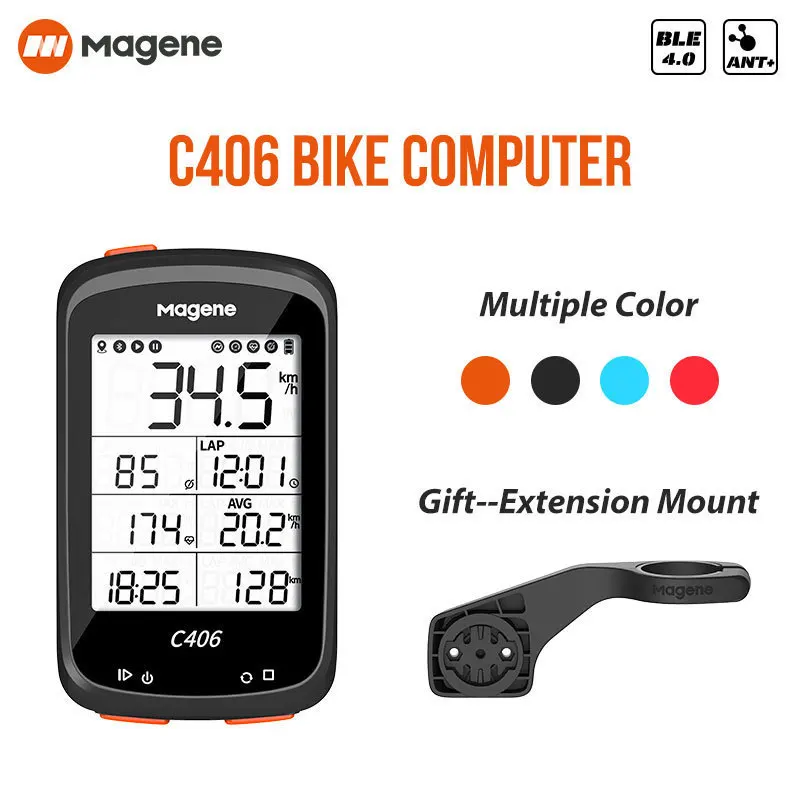 Magene C406 Gps Bike Computer Wireless Smart Mtb Road Tachimetro Impermeabile Contachilometri Accessori Per Biciclette