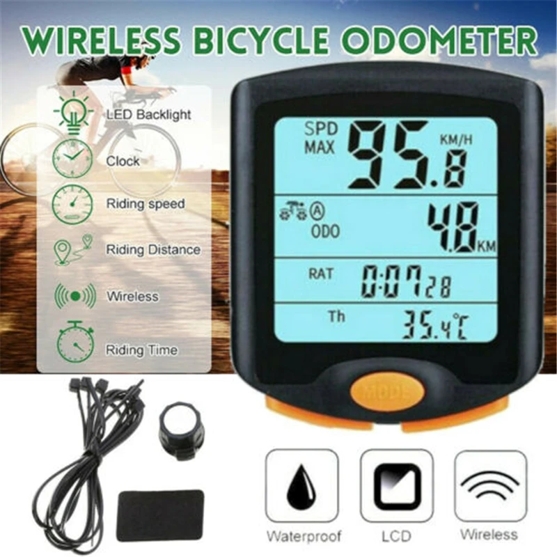 Codice Bici Tavolo Mtb Ciclo Stradale Intelligente Wireless Impermeabile Tachimetro Contachilometri Calcolo Del Computer