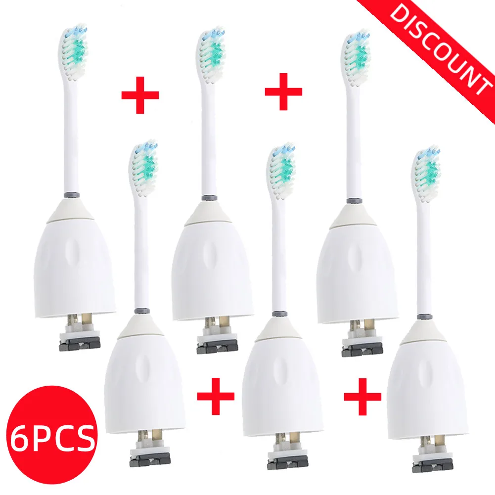 6Pcs E-Series Hx7002 Hx7001 Hx7022 Spazzolino Da Denti Teste Per Philips Sonicare 4100 4500 7300 7900 9200 9500