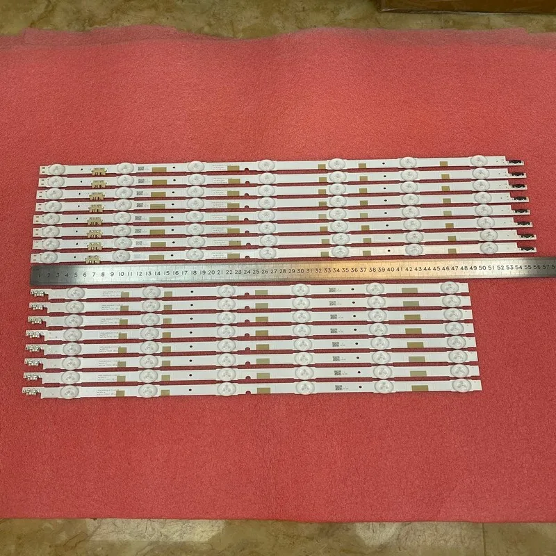 Striscia Di Retroilluminazione A Led 16 Pezzi Per Samsung Ue50Ju6872U Ue50Ju6875 Ue50Js7200U Ueue50Ju6800 Un50Js7000 Bn96-38480A 38479A