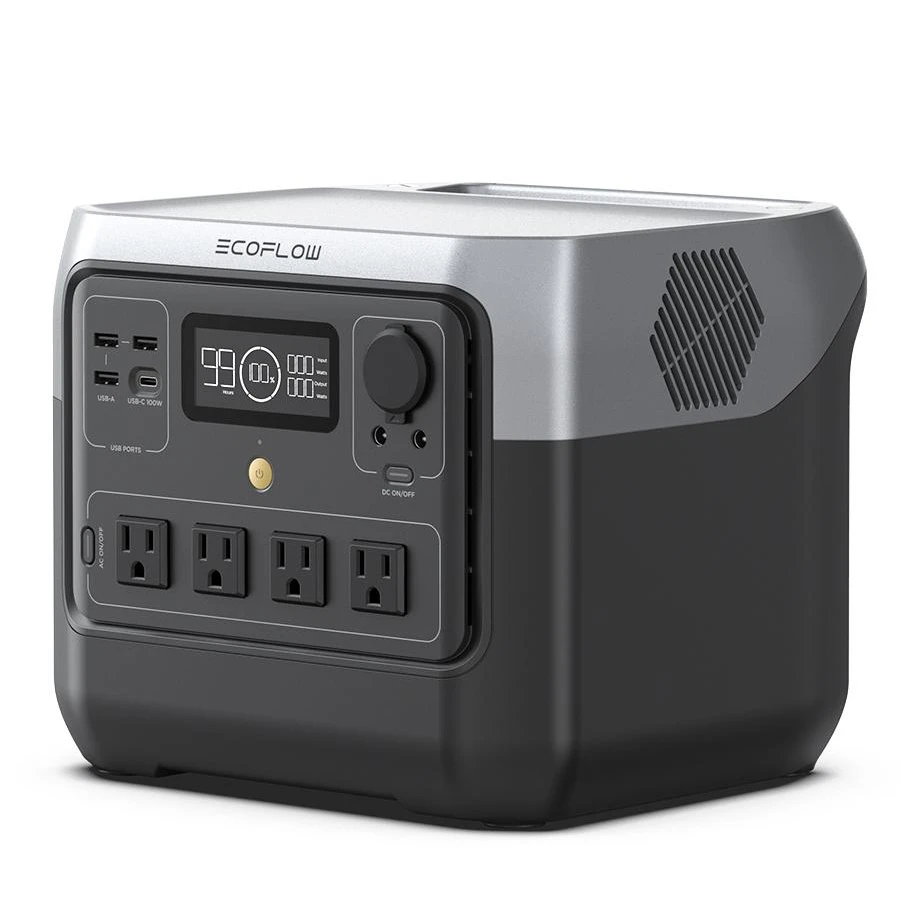 Ecoflow River 2 Pro Centrale Elettrica Portatile Ricarica Rapida, Generatore Solare Per Alimentazione Di Backup Domestica