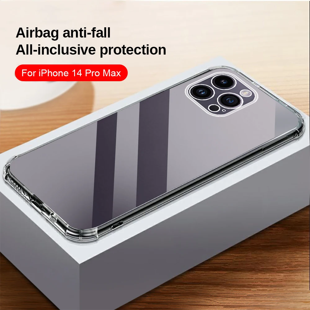 Per Iphone15 Promax Custodia Trasparente Antiurto Tpu Soft Cover Iphone15 Aifon Iphoen Iphon 15 Pro Max Plus Protect Shell