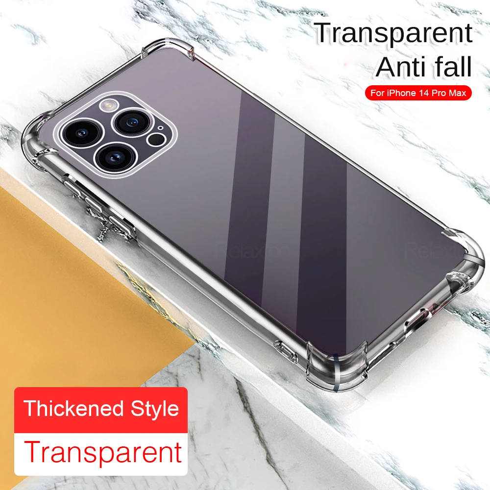 Per Iphone15 Promax Custodia Trasparente Antiurto Tpu Soft Cover Iphone15 Aifon Iphoen Iphon 15 Pro Max Plus Protect Shell