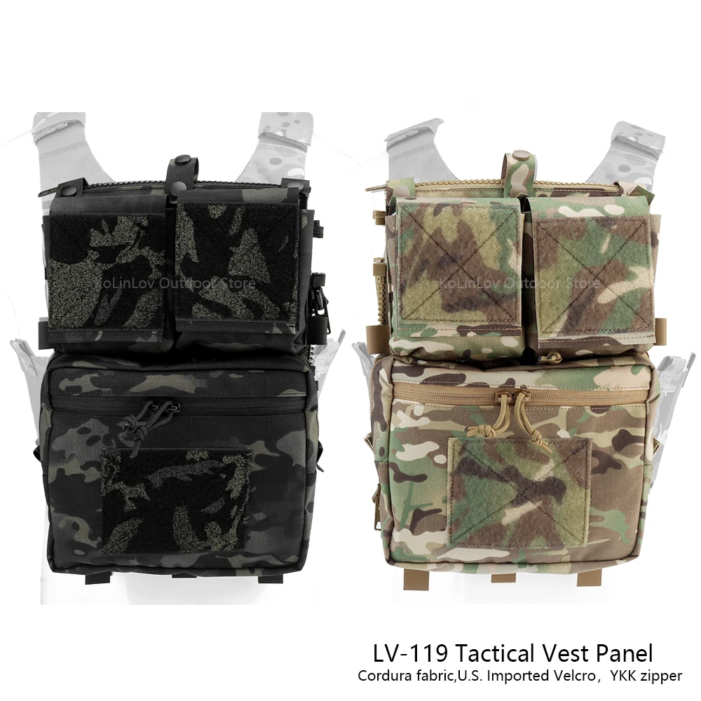 Advanced Tactical Panel Zaino Plate Carrier Pouch Bag Army Hunting Airsoft Vest Accessori Per Gilet D'Assalto Militare Lv-119
