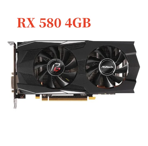 Scheda Video Asrock Rx 580 4Gb Oc Gddr5 2048Sp Rx 580 4G Per Scheda Grafica Amd Rx 580 4Gb Gddr5 256Bit