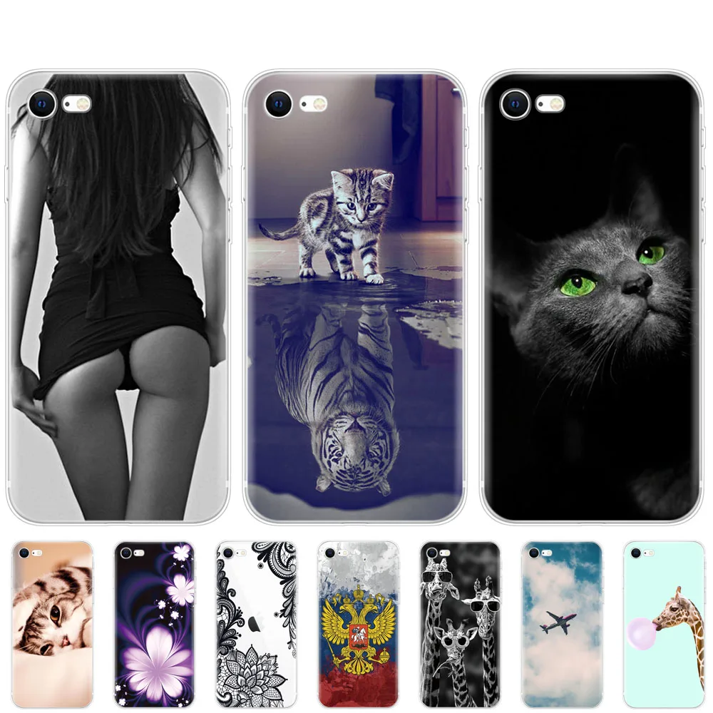 Custodia In Silicone Per Iphone 5S 5 S Se 4 4S Caso Molle Di Tpu Del Telefono Borsette Della Copertura Per Apple Iphone 6 S 6 S Più Fundas Coque Etui 