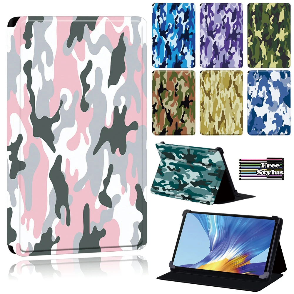 Custodia Per Tablet Per Huawei Enjoy Tablet 2 10.1/Huawei Honor V6/Huawei Matepad(10.4/10.8/Pro 10.8/T8) -Custodia Flip Cover Mimetica