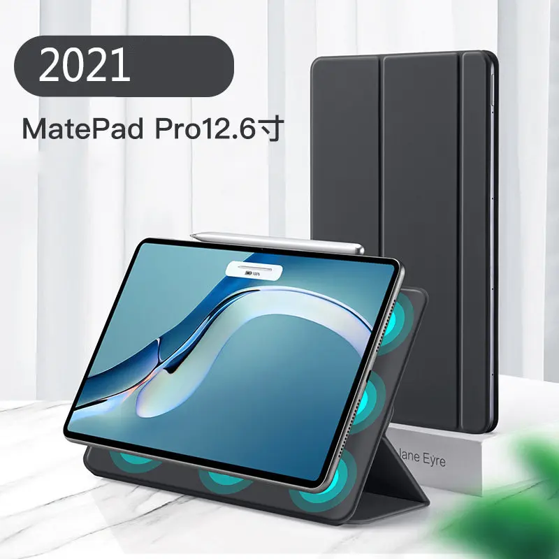 Custodia Ultra Sottile Per Huawei Matepad Pro Da 12.6 Pollici Per Huawei Mate Pad Pro Wgr-W09 12.6 "2021 Custodia Protettiva Ad Adsorbimento Magnetico