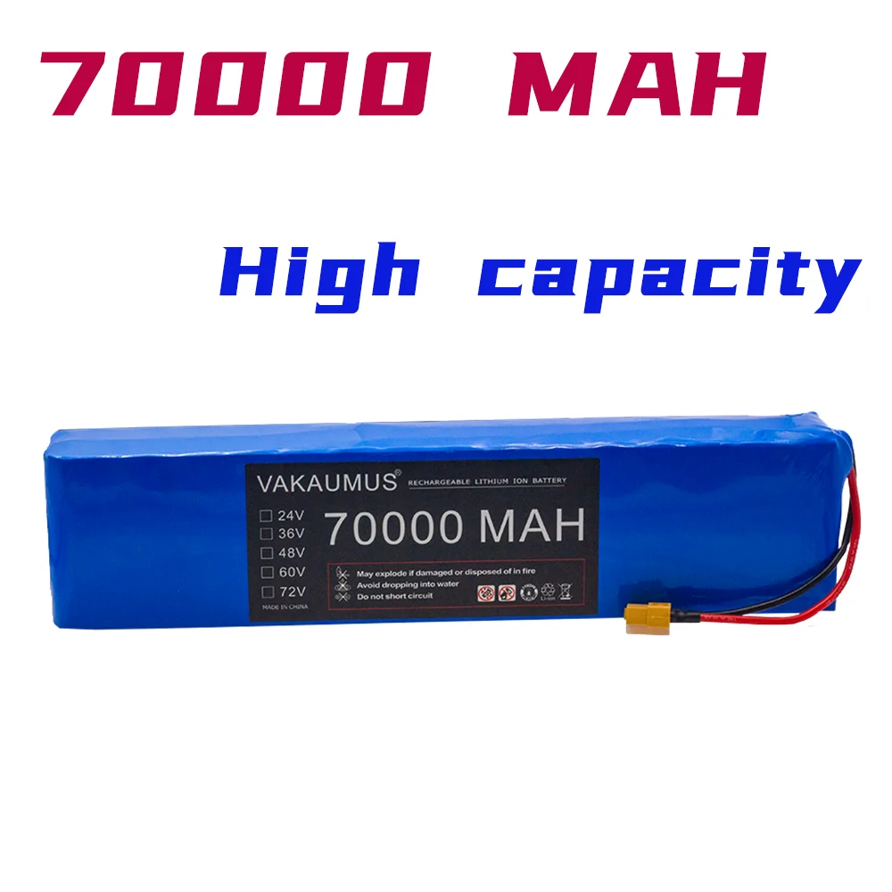 Batteria 36V 70Ah 10S3P 500W 750W 42V 18650 Per Xiaomi M365 Pro Batteria Per Scooter Elettrico Per Bicicletta Con Caricabatterie Bms 2 Incorporato