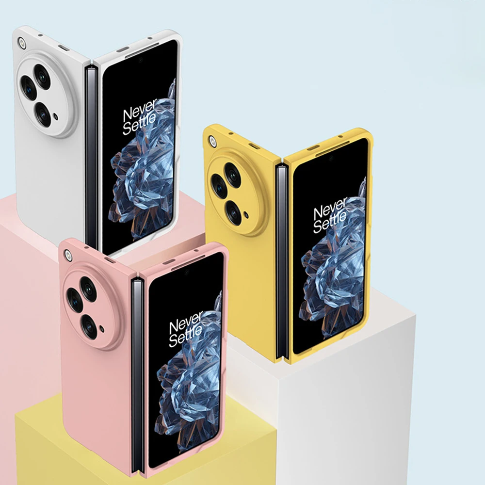 Per Oneplus Open Phone Case Luxury Smooth Feeling Cute Ultra-Thin Hard Pc Front Frame Cover Pieghevole Antiurto Oneplusopen