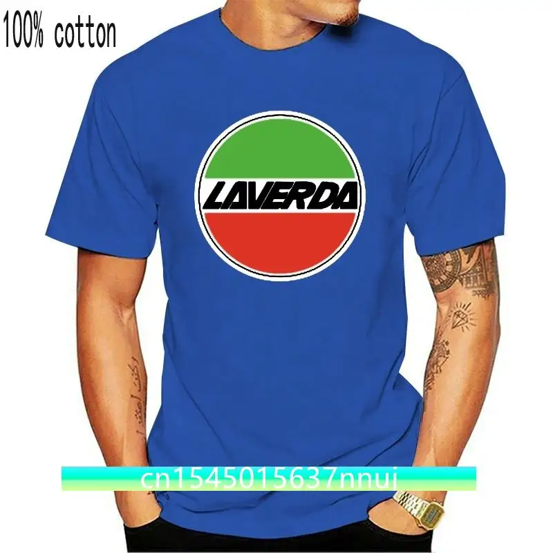 Laverda Jota T-Shirt Stampata Moto Stile Retrò Rotondo In 6 Taglie