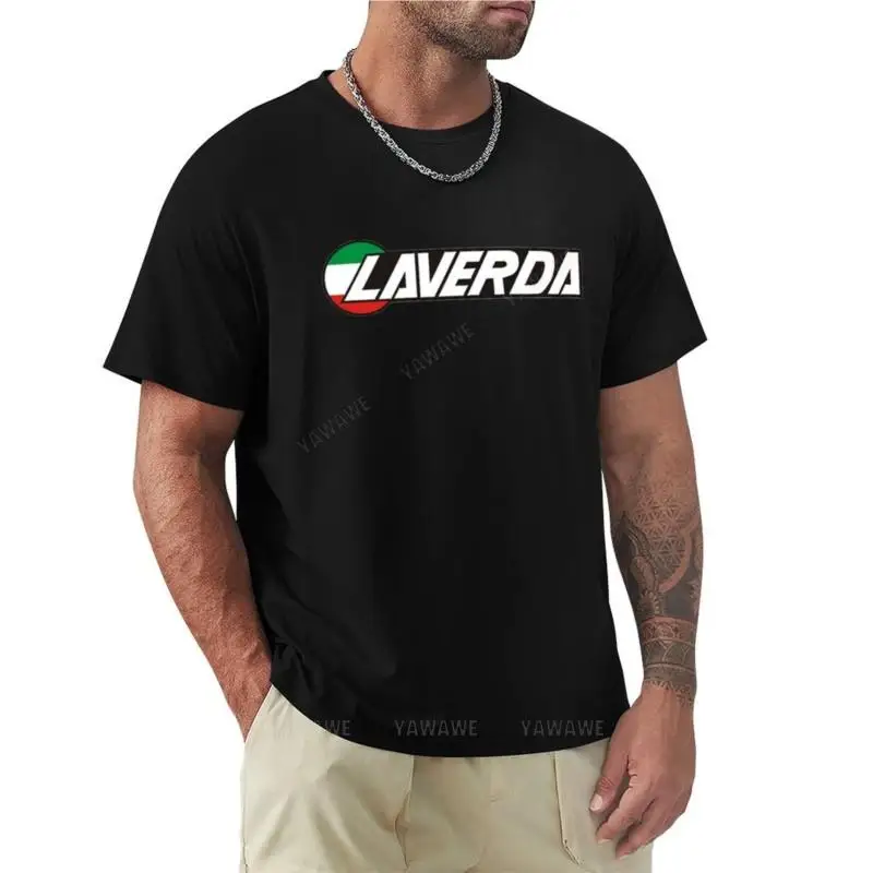 New Black T-Shirt Mens Laverda Name Tag T-Shirt Plus Size Top Vestiti Estivi T Shirt Uomo Mens Plain T-Shirt