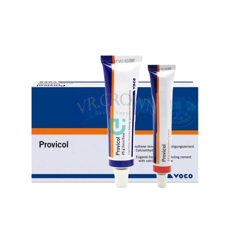 Cemento Lubrificante Temporaneo Privo Di Eugenolo Con Base Provicol Di Idrossido Di Calcio/Base E Katalysator/Adesivo Dentale Catalizzatore