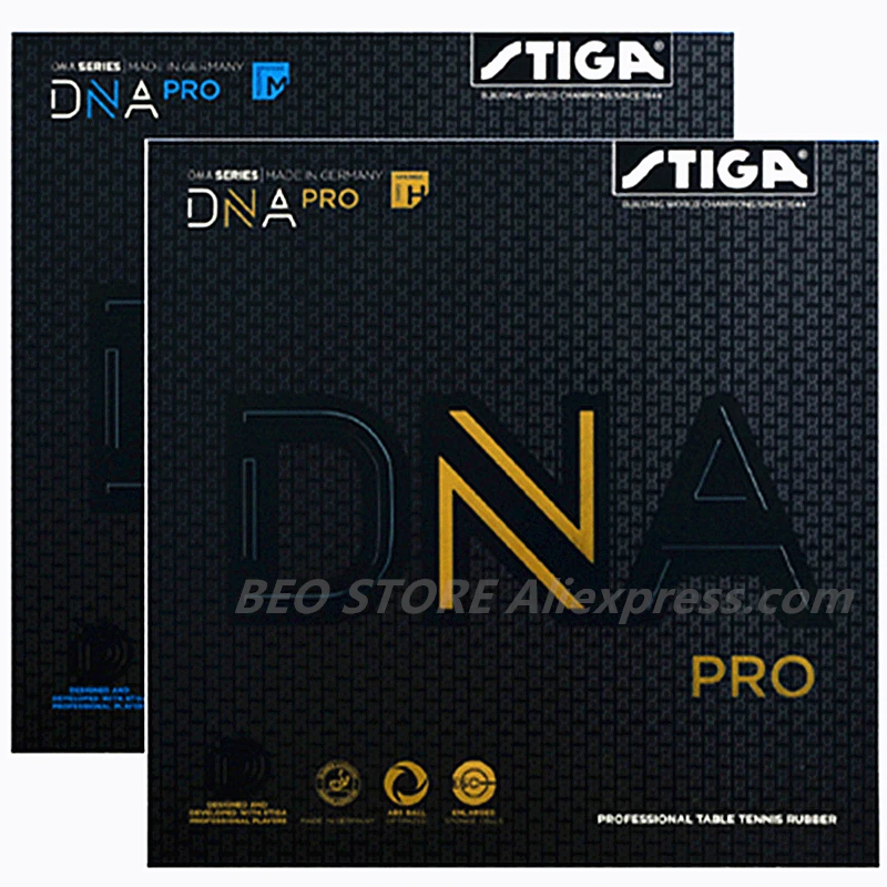 Stiga Dna Pro M Dna Pro H Ping Pong Gomma Pips-In Spugna Da Ping Pong Stiga Dna Originale