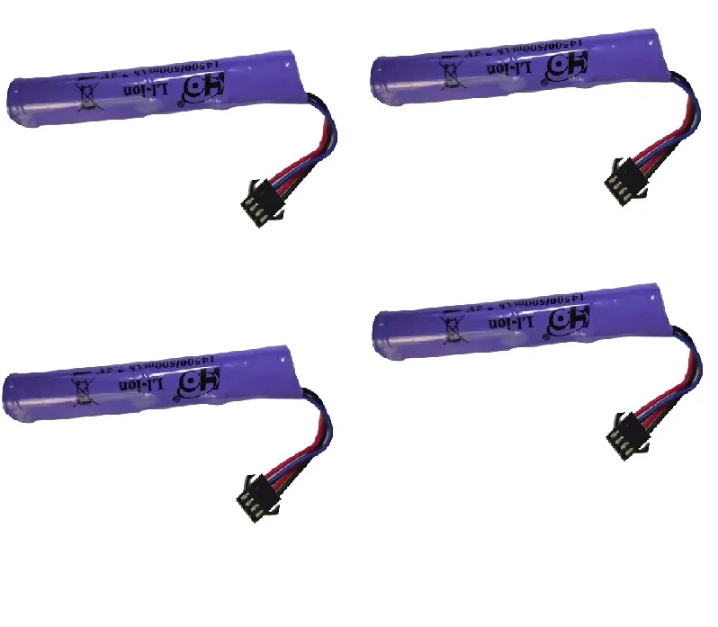 Batteria 7.4V 500Mah Per Serbatoi Per Auto Giocattolo Rc Treni Pistola Per Barche Robot 500Mah 7.4V Pastella Ricaricabile