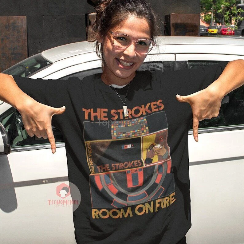 The Tempi T-Shirt Unisex Room On Fire Album Tee Lb1477