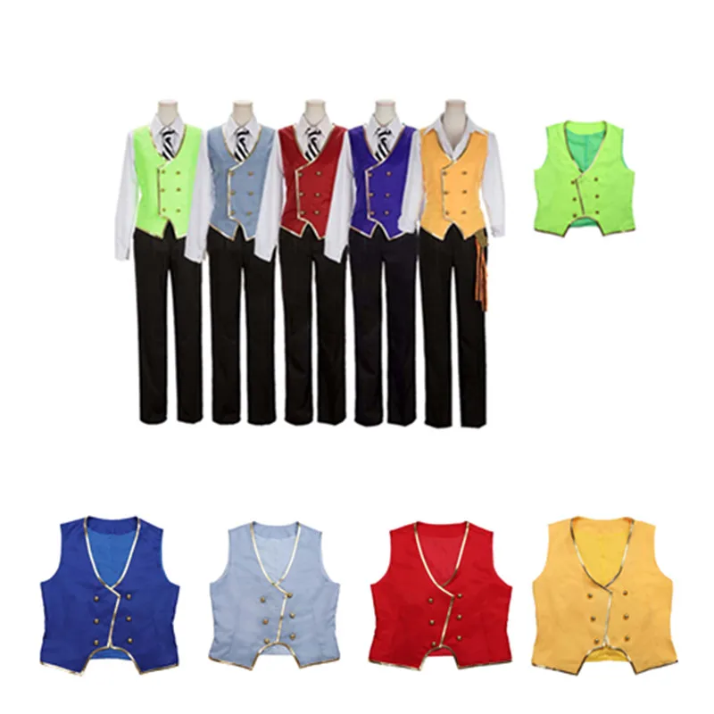 Gioco Twisted-Wonderland Pomefiore Diasomnia Vest Cosplay Costume Halloween Carnival Suit