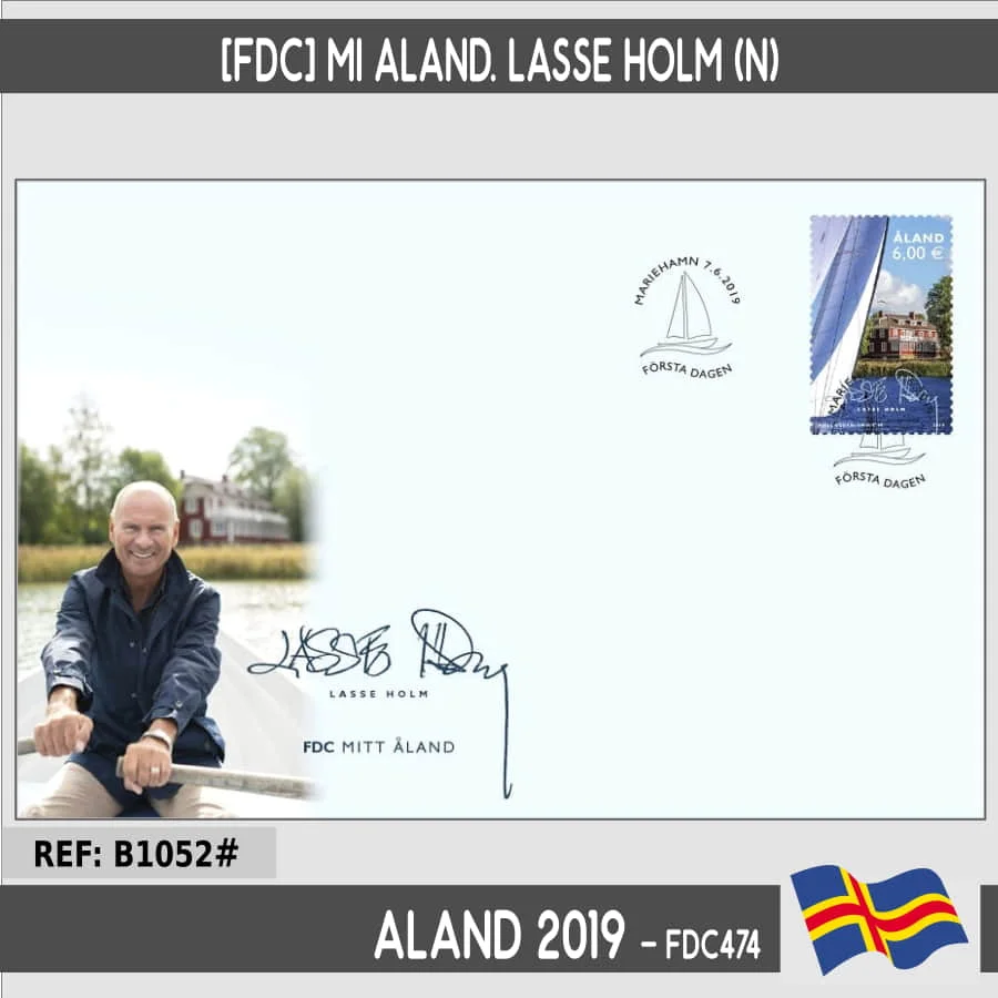 B1052 # Aland 2019 [Fdc] Mi Aland. Lasse Ass (N)