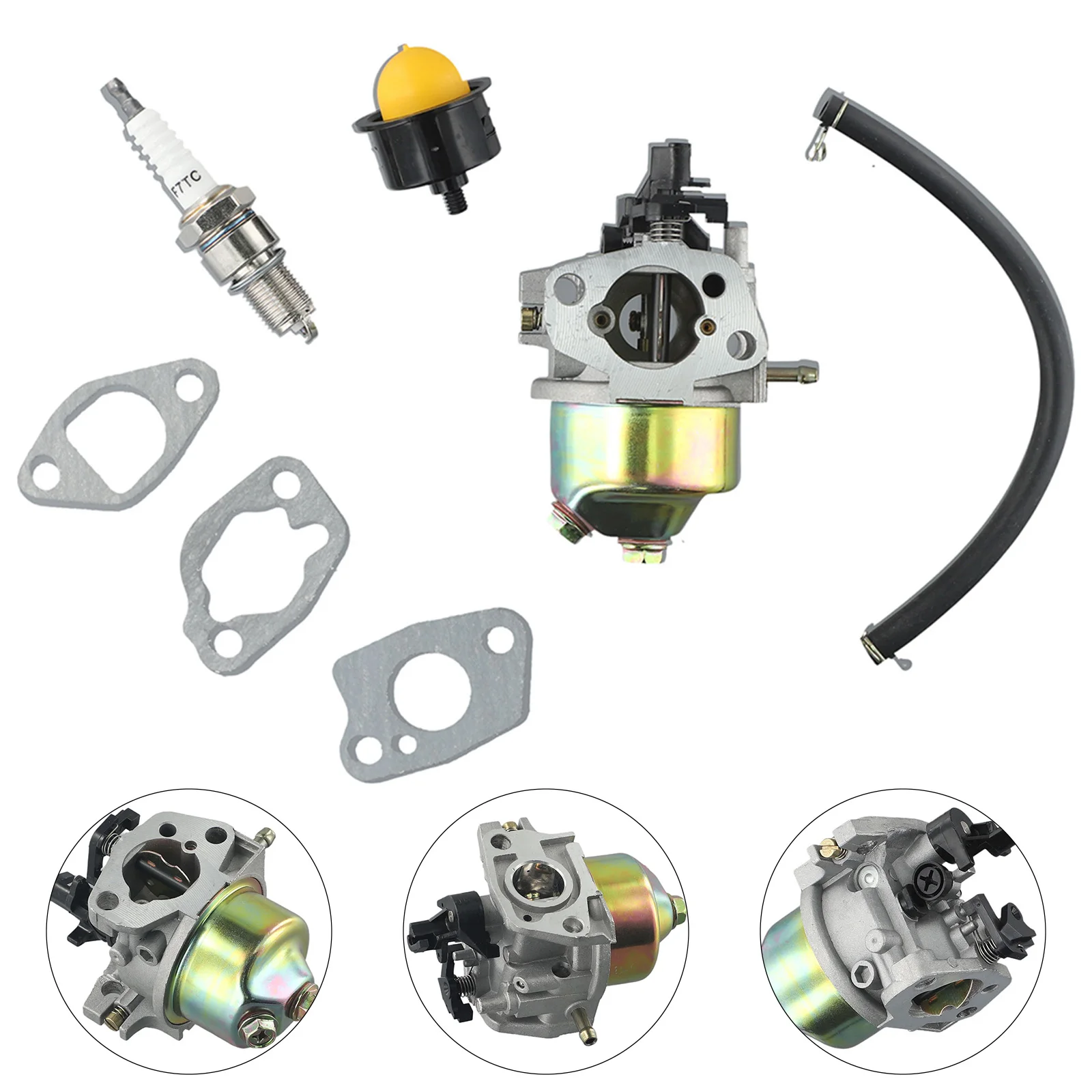 Arebos Carburatore Kit Brast Carburatore Einhell Per Fuxtec Guarnizione Gude Hecht Rotenbach Candela Tubo Tosaerba