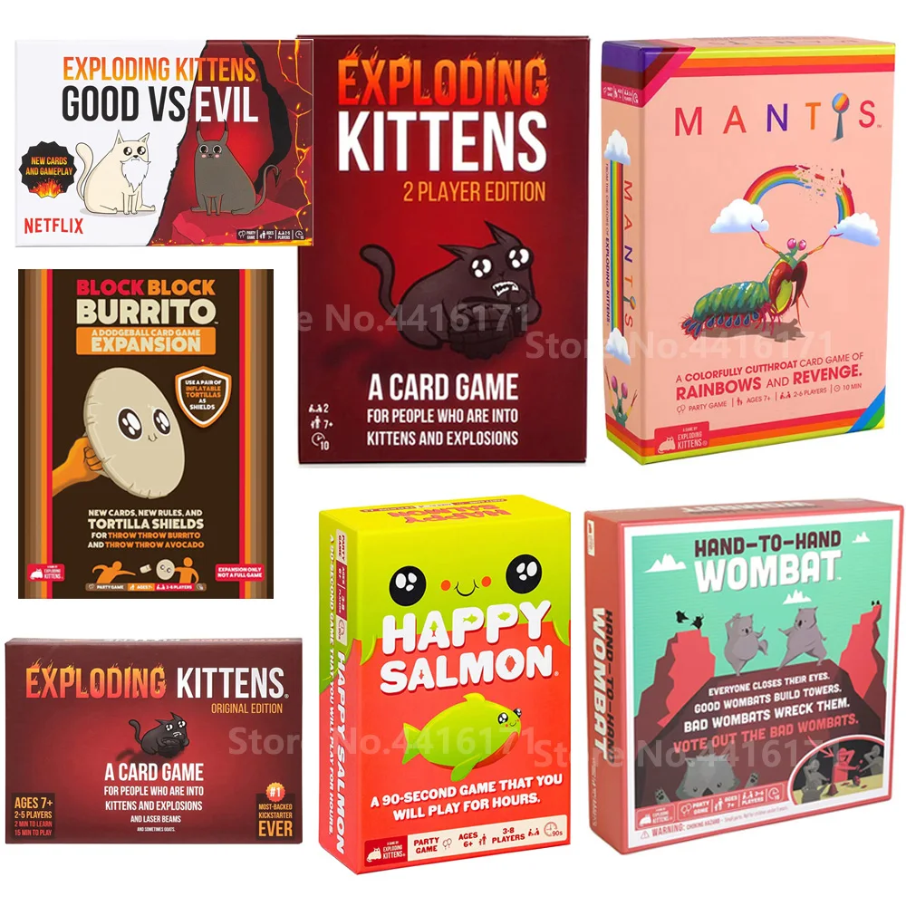 Poetry For Neanderthals By Exploding Kittens Happy Salmon Imploding Kittens Barking Kittens Zombie Kittens Streaking Kittens