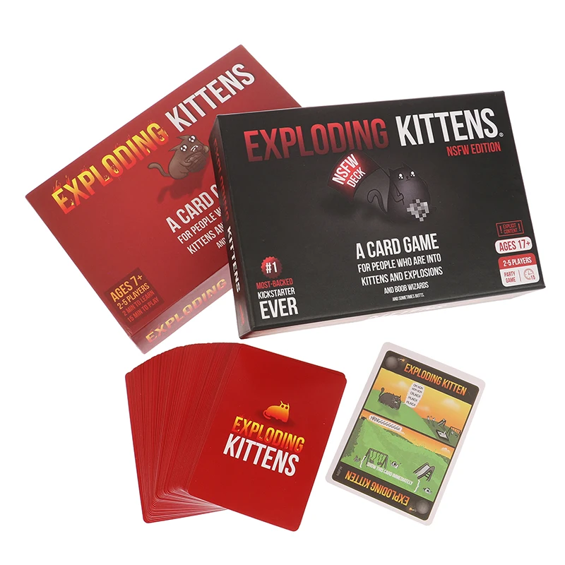 Exploding Kittens Original Game Card Imploding Kittens Barking Board Game Fun Adult Kid Toy Cards Game Adatto Per Il Regalo Di Festa