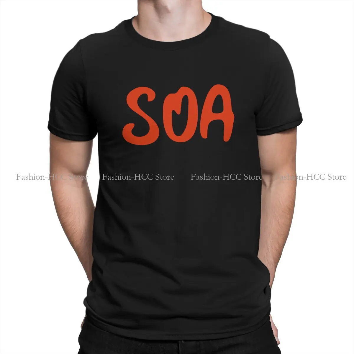 Sons Of Anarchy Red Shortion Nuovi Magliette Sons Of Anarchy Maschio Harajukutops T Shirt O Neck