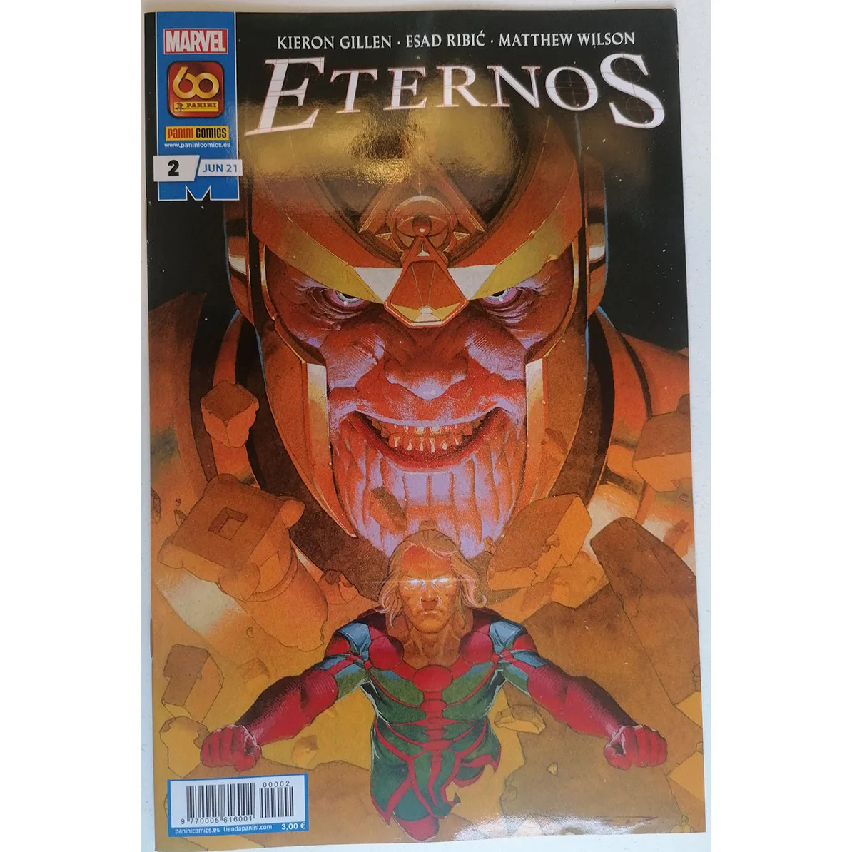 Marvel Eternos No. 2, Ed. Panini, Anno 2021, Autore Esad Ribico, Fumetti Spagnolo, Tebeo, Meraviglie