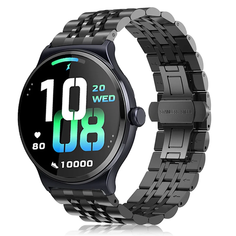 Cinturino In Metallo Per Cinturino In Acciaio Inossidabile Haylou Solar Lite Per Bracciale Haylou Solar Plus Rt3 Per Cinturini Haylou Watch S8/R8
