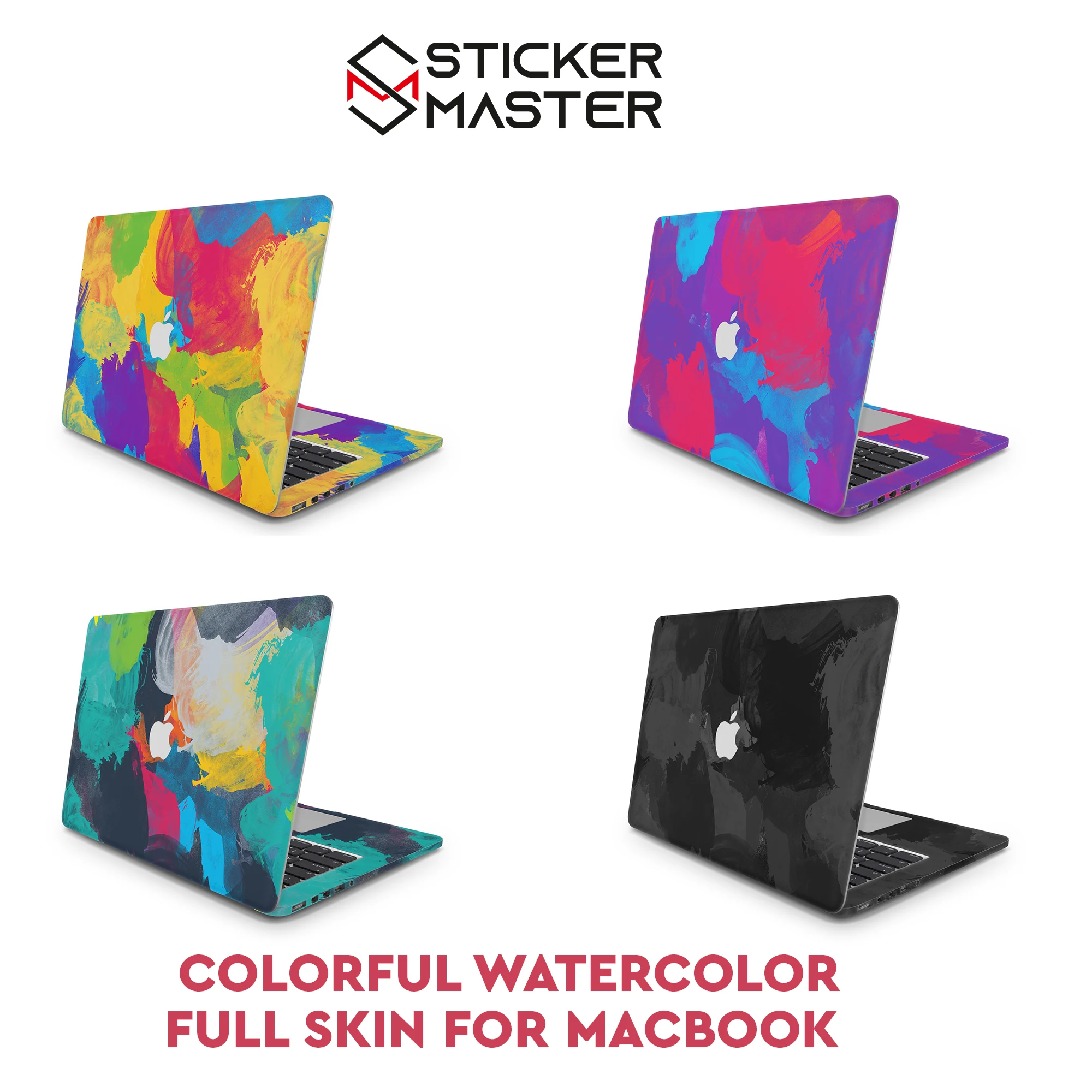 Sticker Master Colorful Acquerello Textures Macbook Pro 16 Case 2019 Macbook Air 13 Pollici Case Macbook Pro 13 Pollici Case 2019 Bright Macbook Pro R