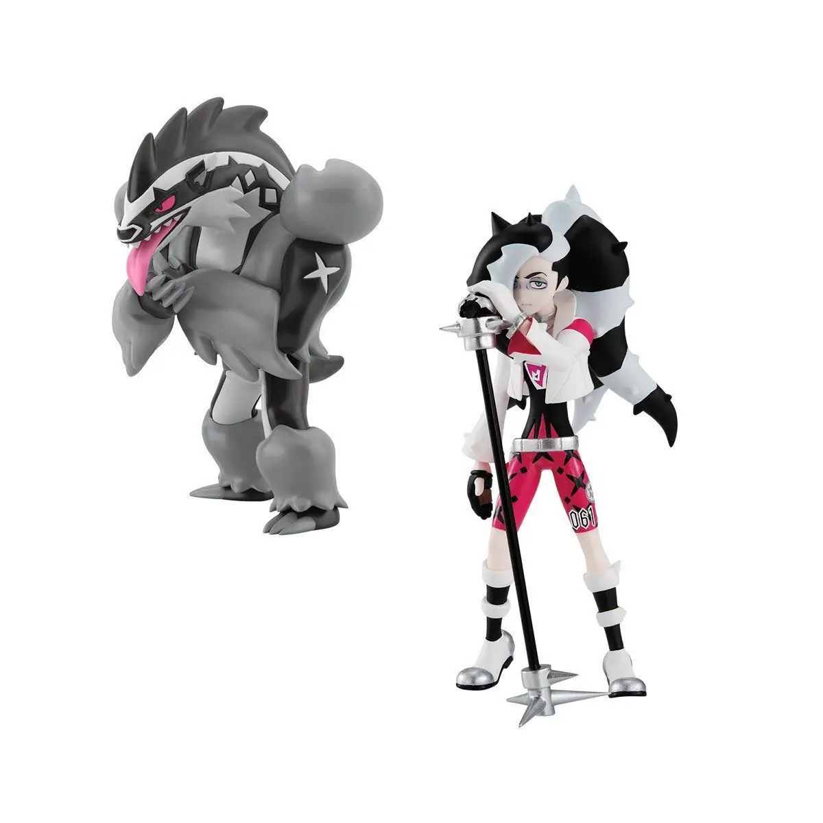 Bandai Pokemon Sword And Shield Anime Galar Region Scale World Piers Obstagoon Pvc Action Figures Pokemon Figurine Toys