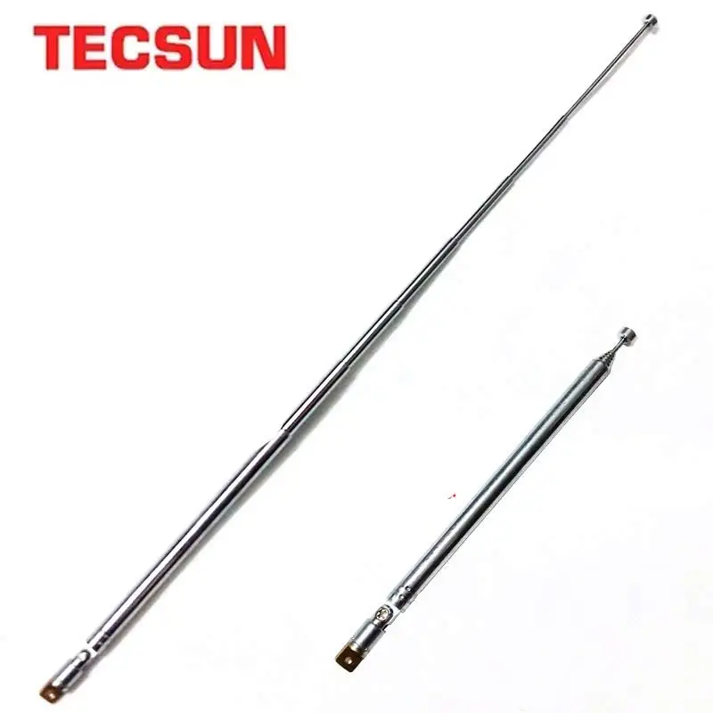 Tecsun Antenna Originale Di Ricambio Radio Acciaio Inox Frusta Pl-660 Pl-600 Pl-310 Pl-380 R-9012 Pl-360 D-808 Pl-880 S-2000 Antenna