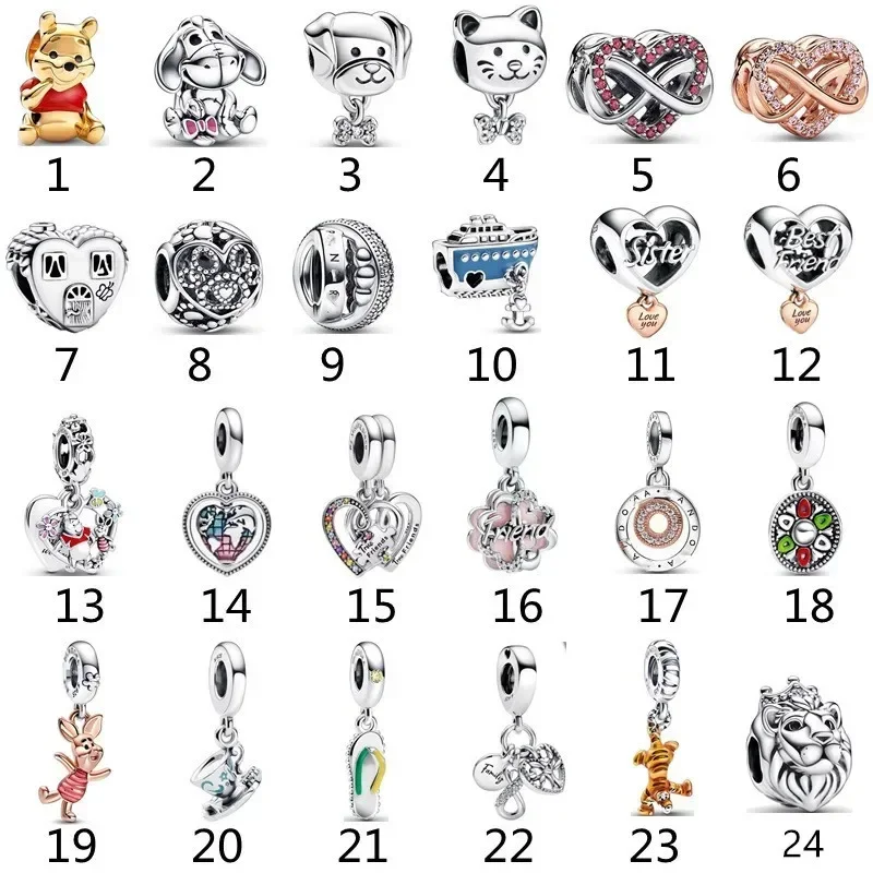 Disney Van Pandora Emperor Beads New Celeste Coppia Combinazione Puzzle Jumping Tiger Eternal Three In One Pendant Hanger
