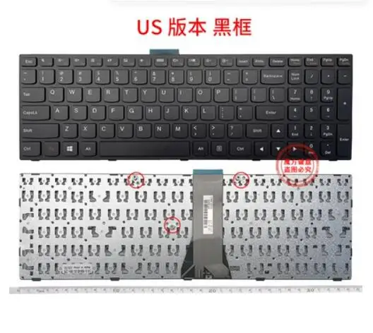 Tastiera Nera Usa Per Lenovo G50-30 G50-45 G50-70 G50-70M 50-70 Z50-75 Z70-80 Z70-80 300-15Ibr 300-15Isk B51-30 B51-35A B51-80