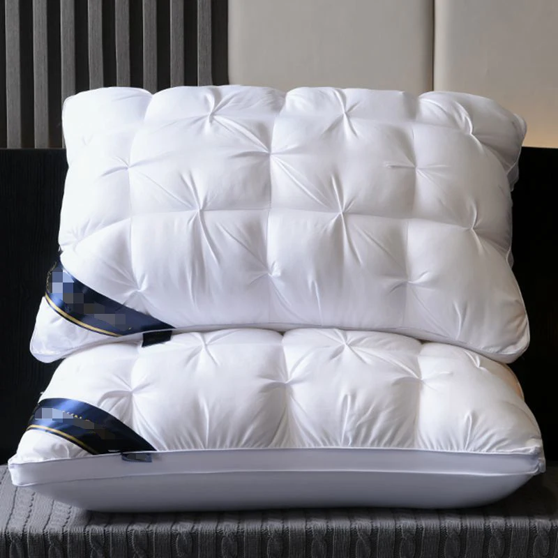 1Pc Cuscini Per Dormire Con Imbottitura Morbida Per Letto Di Casa Almohadas Para Dormir Cuscino Di Alta Qualità 48X74Cm Cuscino Per Il Collo Lavabile