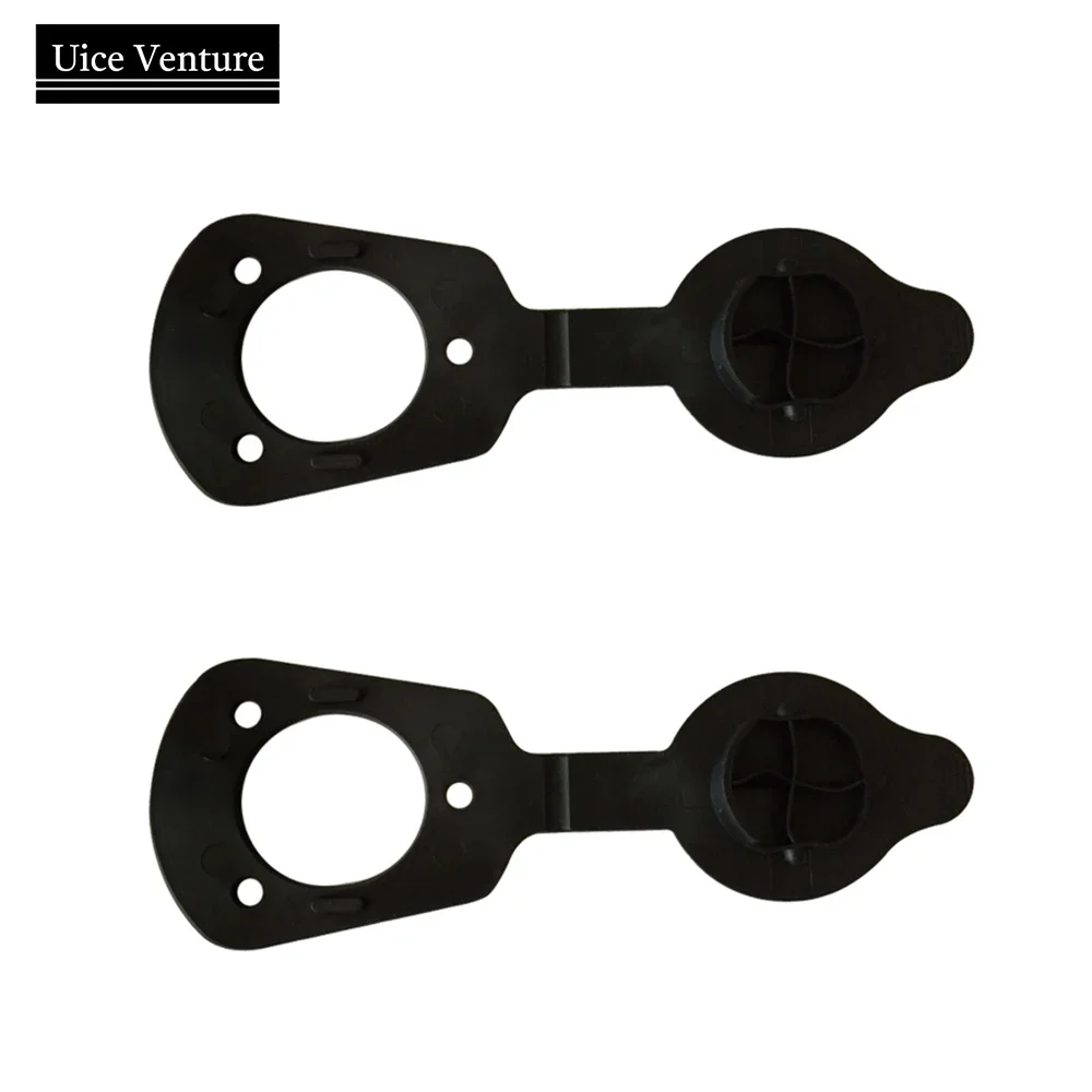 2 Pezzi Guarnizioni Con Cappuccio In Abs Di Colore Nero Di Grandi Dimensioni Per Supporto A Filo Portacanne Da Pesca Accessorio Per Kayak Da Barca A R