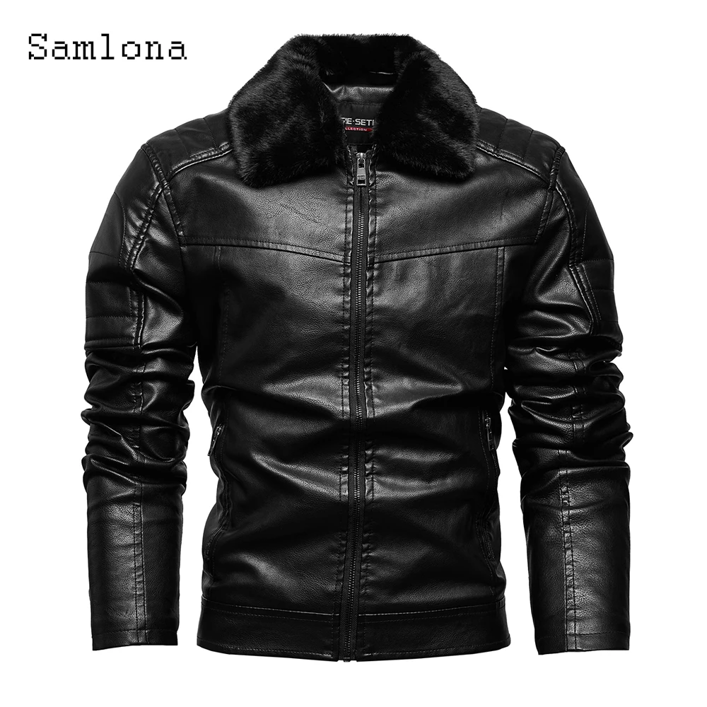 Giacche In Pelle Pu Con Collo In Pelliccia Invernale Giacca Casual In Pelle Scamosciata Da Uomo Cappotti In Lana Da Uomo 2023 Cappotti Con Cerniera Mo