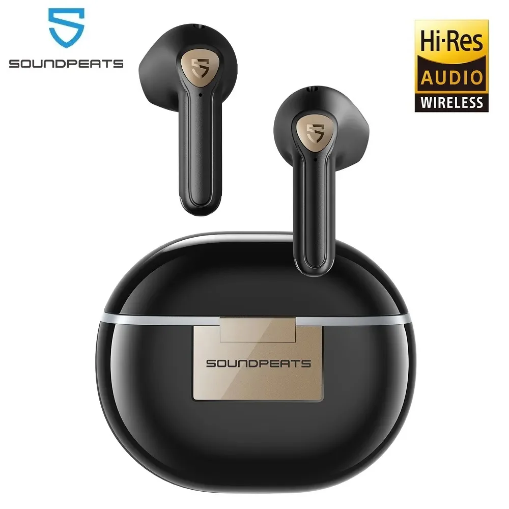 Soundpeats Air3 Deluxe Hs Bluetooth 5.2 Auricolari Hi-Res Audio Auricolari Wireless Con Codec Ldac, Rilevamento In-Ear, Supporto App