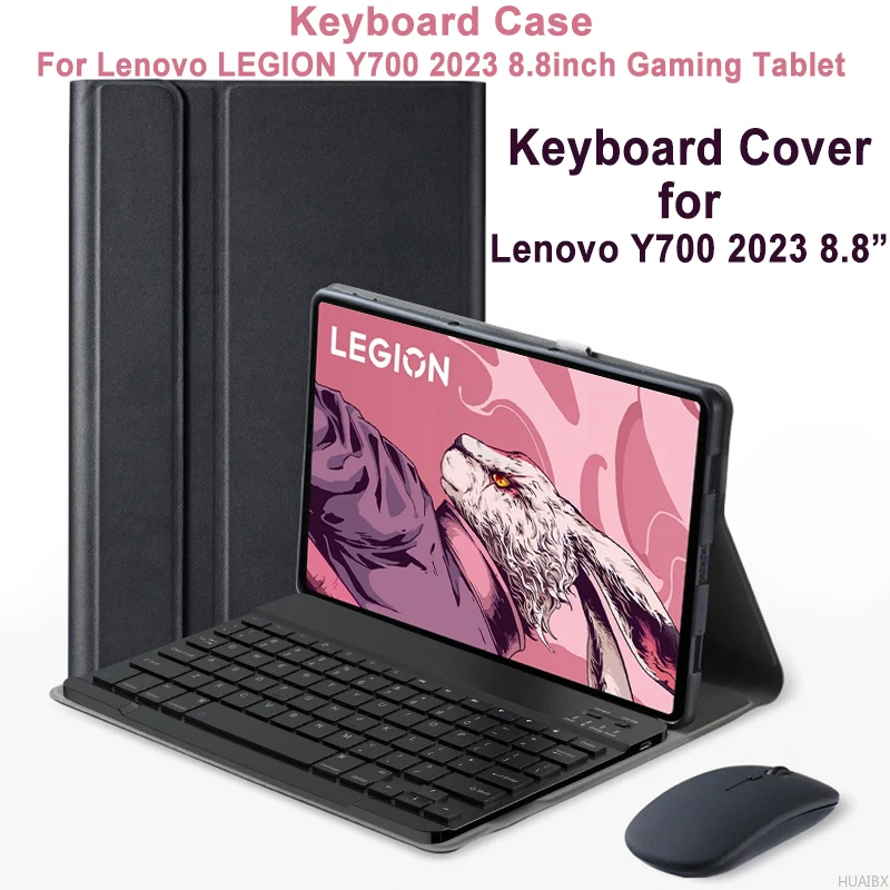 Per Lenovo Legion Y700 2023 Gaming Tablet Custodia Da 8.8 Pollici, Cover Per Tastiera Staccabile Per Lenovo Legion Y700 2023