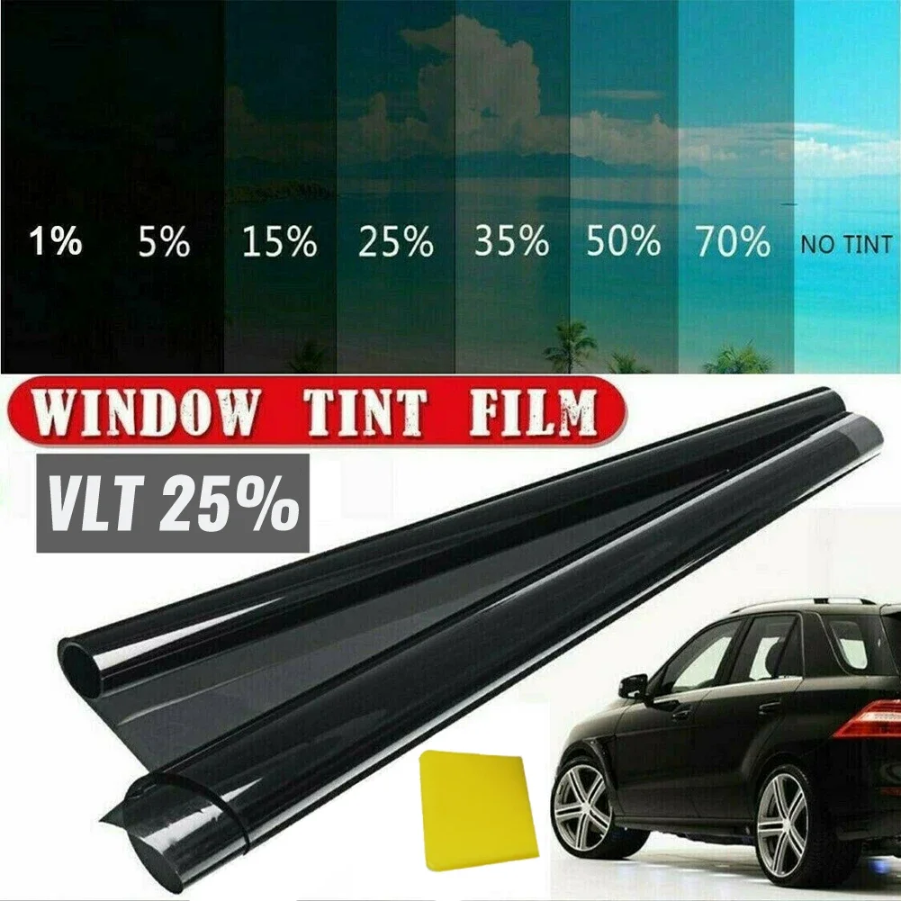 3/5/8M Pellicole Per Vetri Auto Nere Pellicola Oscurante Tinta Auto Auto Casa Decorare Pellicola Per Vetri Pellicola Solare Uv Pellicola Adesiva Per V