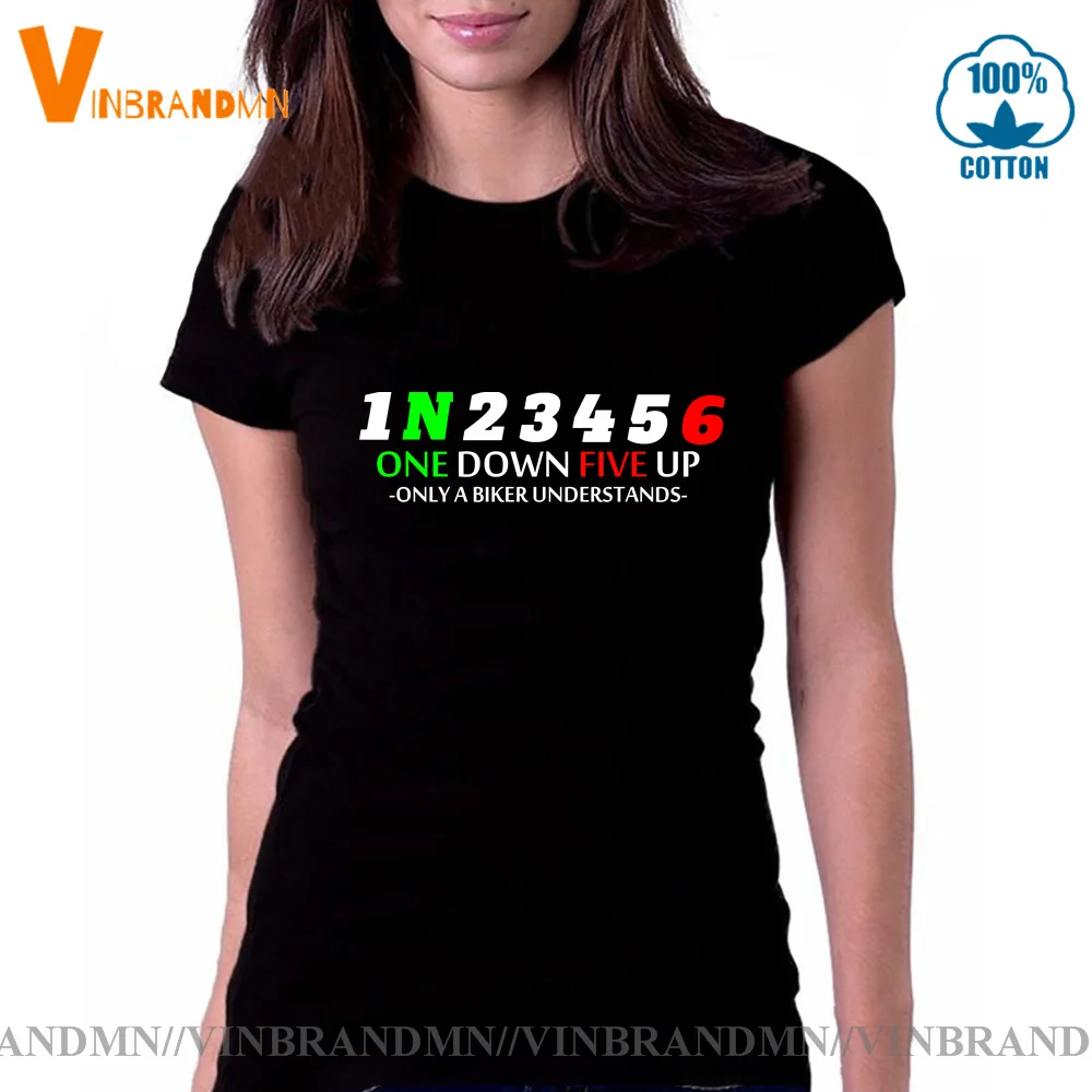 Mtb Bicycle Non Capirai Biker Thing T Shirt Donna 1N23456 Moto Gear Shift T-Shirt Moto Bike Top Tees