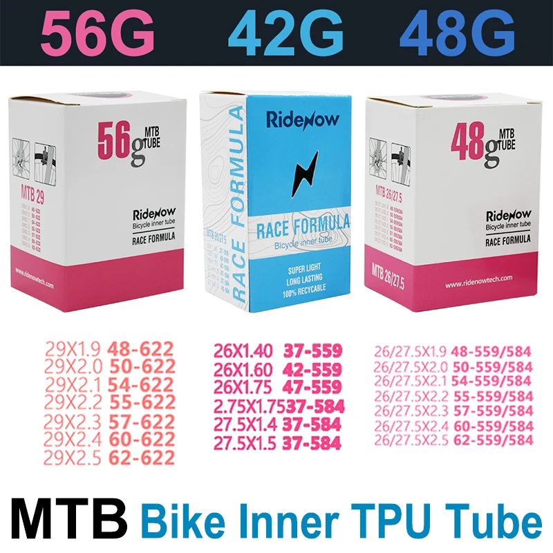 Fotocamera Ultraleggera Tpu Ridenow Mtb 29 Camera D'Aria Per Bici 29X1.9 1.95 2.0 2.1 2.2 2.3 2.4 2.5 Pollici Pneumatico Per Bicicletta Da Montagna 26
